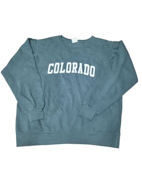 Vintage Pacific & Co Colorado Green Sweatshirt Streetwear Top Size: XL